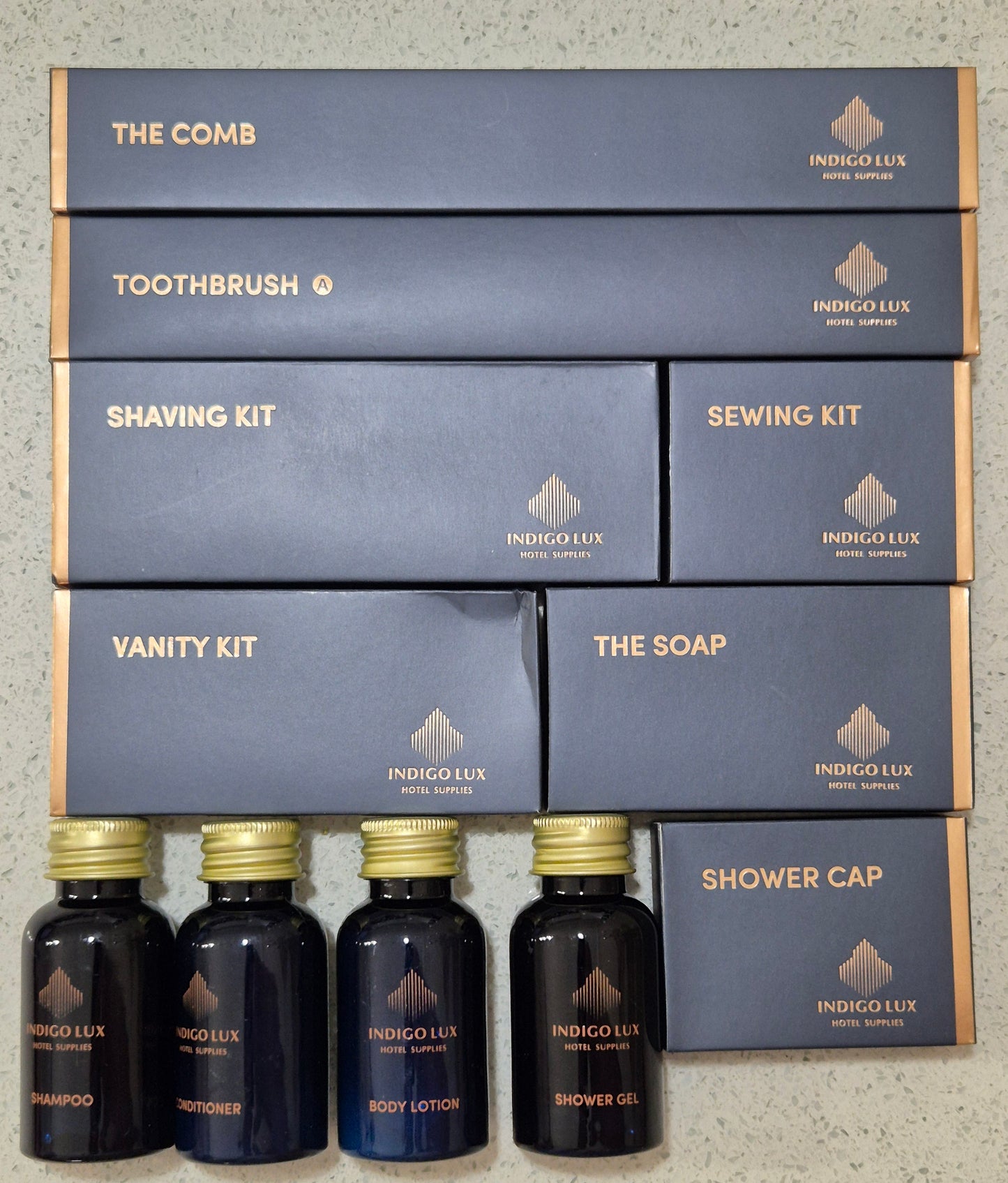 'Indigo Lux' Guest Amenities Box
