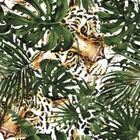 Daisy Hidden Leopard Serviettes
