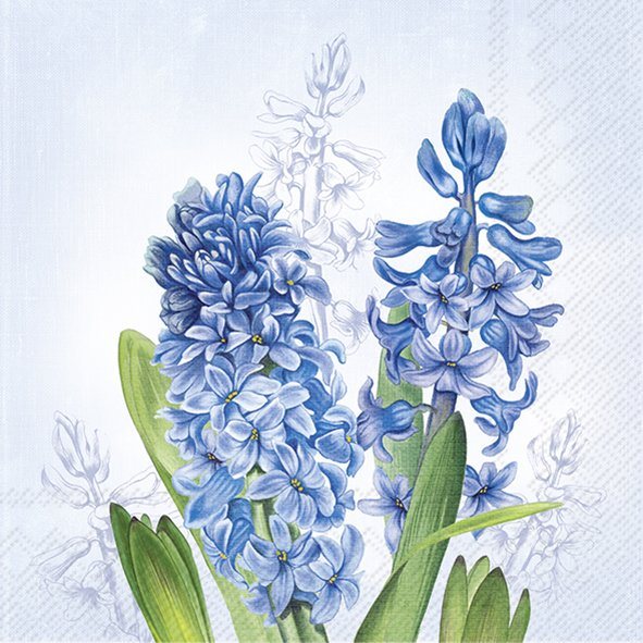 IHR Hyacinth Blue Serviettes