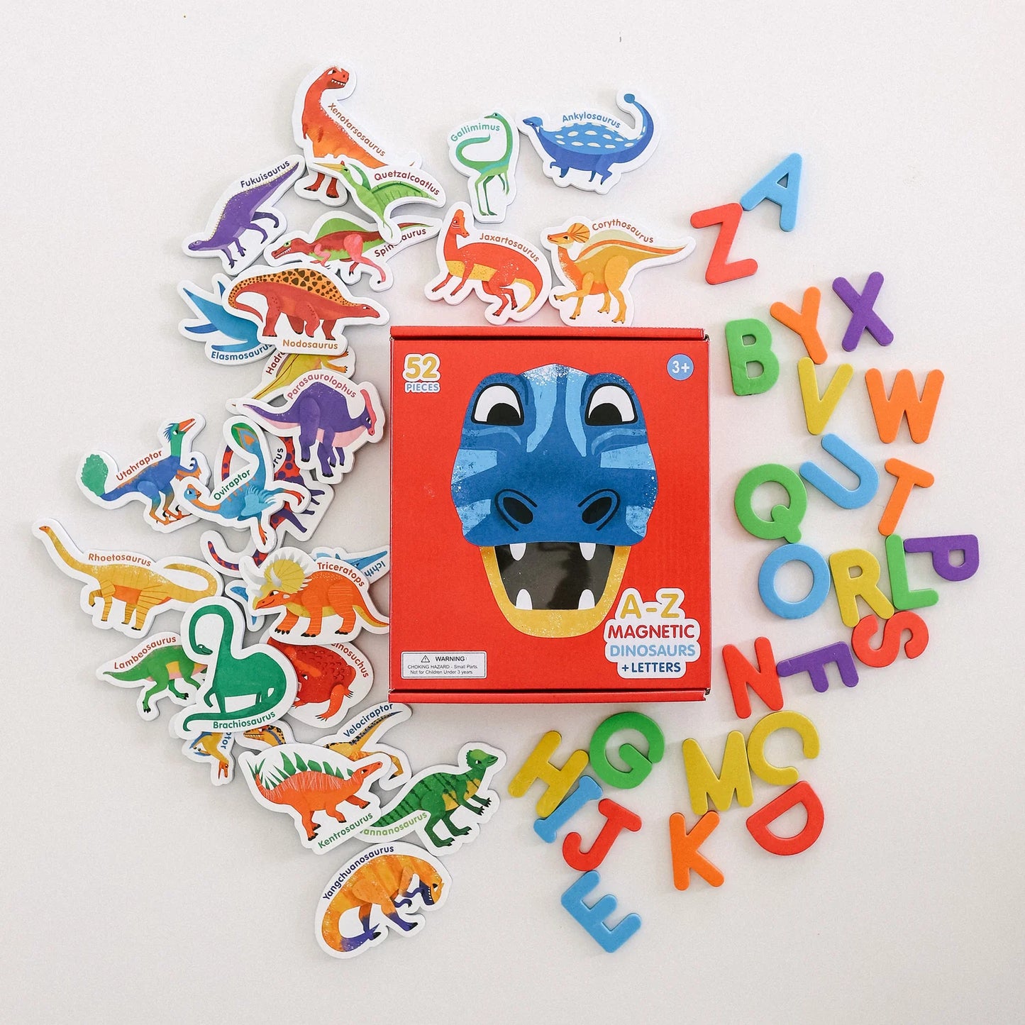 MAGNETIC DINOSAURS AND LETTERS