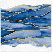 PAW Watercolour Waves Serviettes