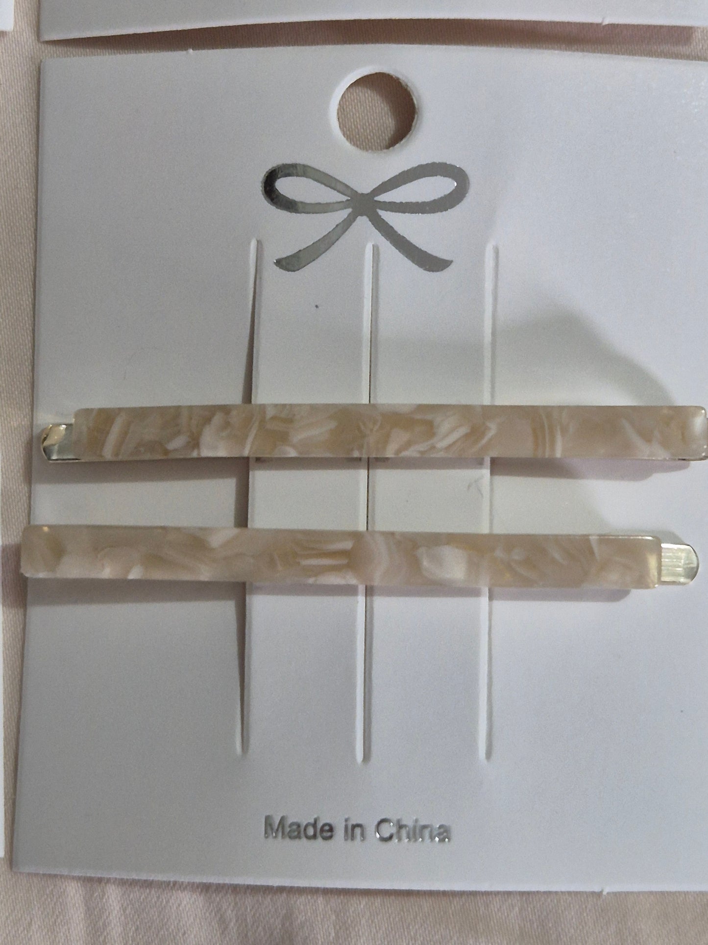 'Janie' Resin Hair Slides