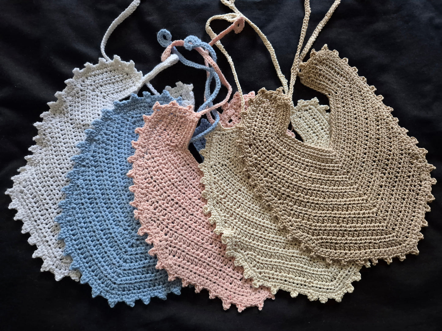 Crochet Cotton Bib