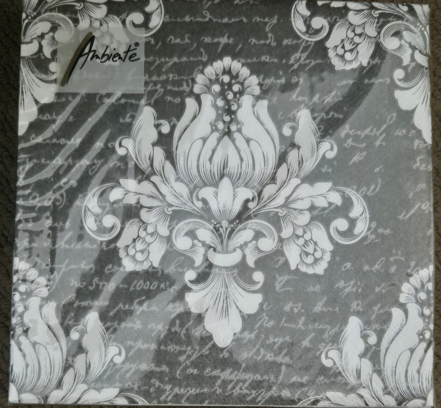 Maki 'Irises, Hydrangeas and Dragonflies'  3 Ply Paper Luncheon Serviettes 33cm x 33cm Pack of 20