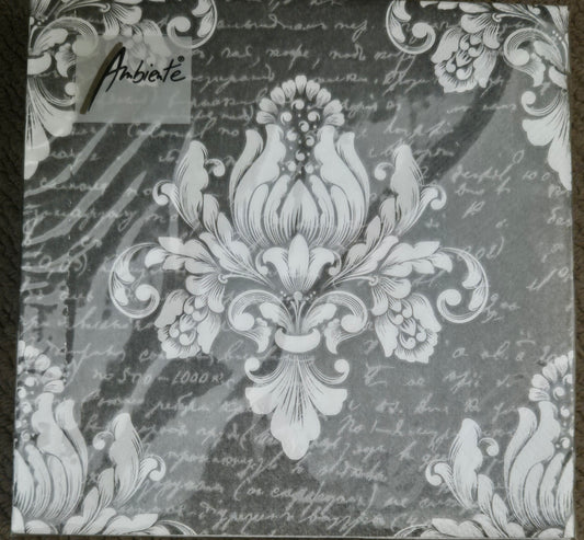 Maki 'Irises, Hydrangeas and Dragonflies'  3 Ply Paper Luncheon Serviettes 33cm x 33cm Pack of 20