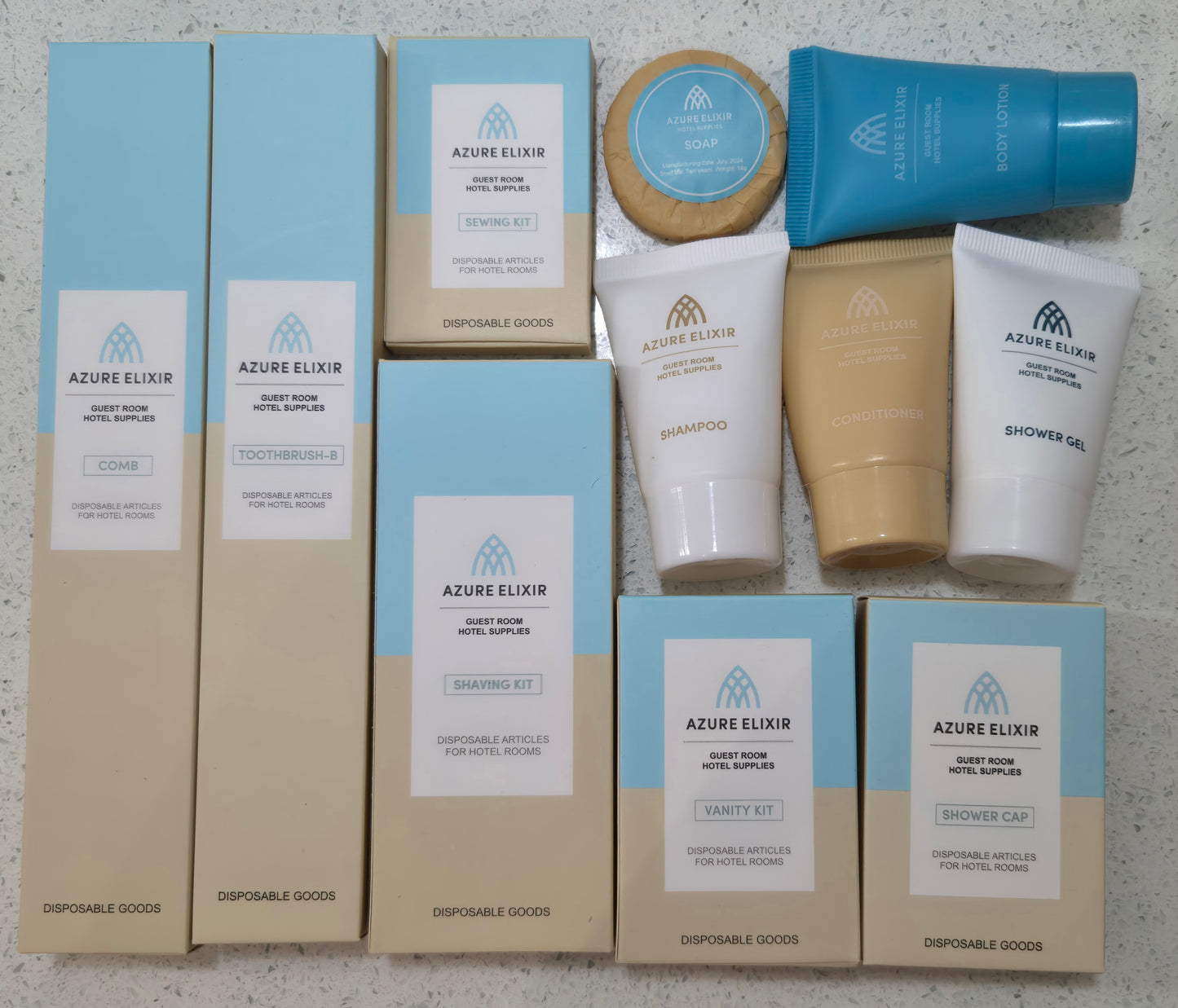 'Azure Elixir' Guest Amenities Box