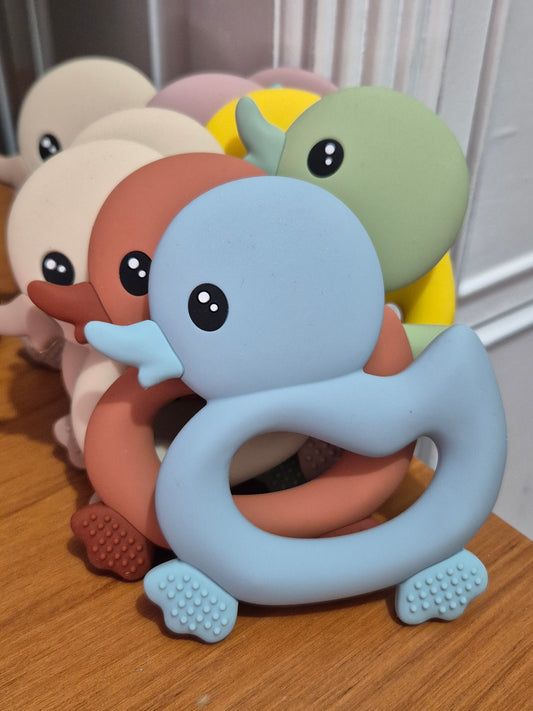 Silicone Duck Teething Ring