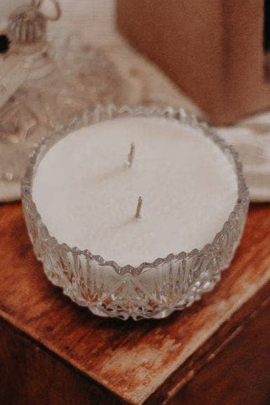 Vintage Sugar Bowl Candle