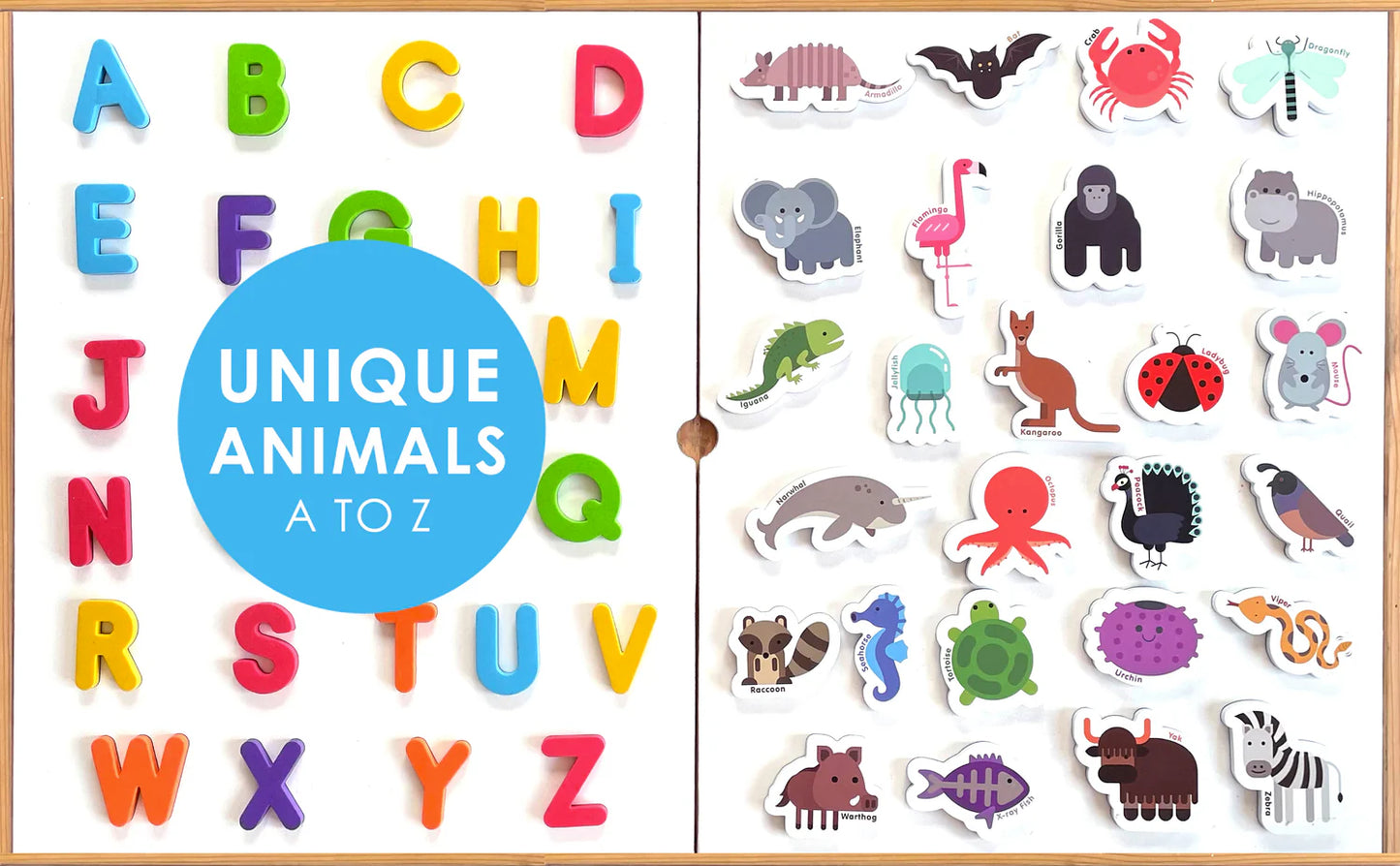 MAGNETIC ANIMALS AND LETTERS