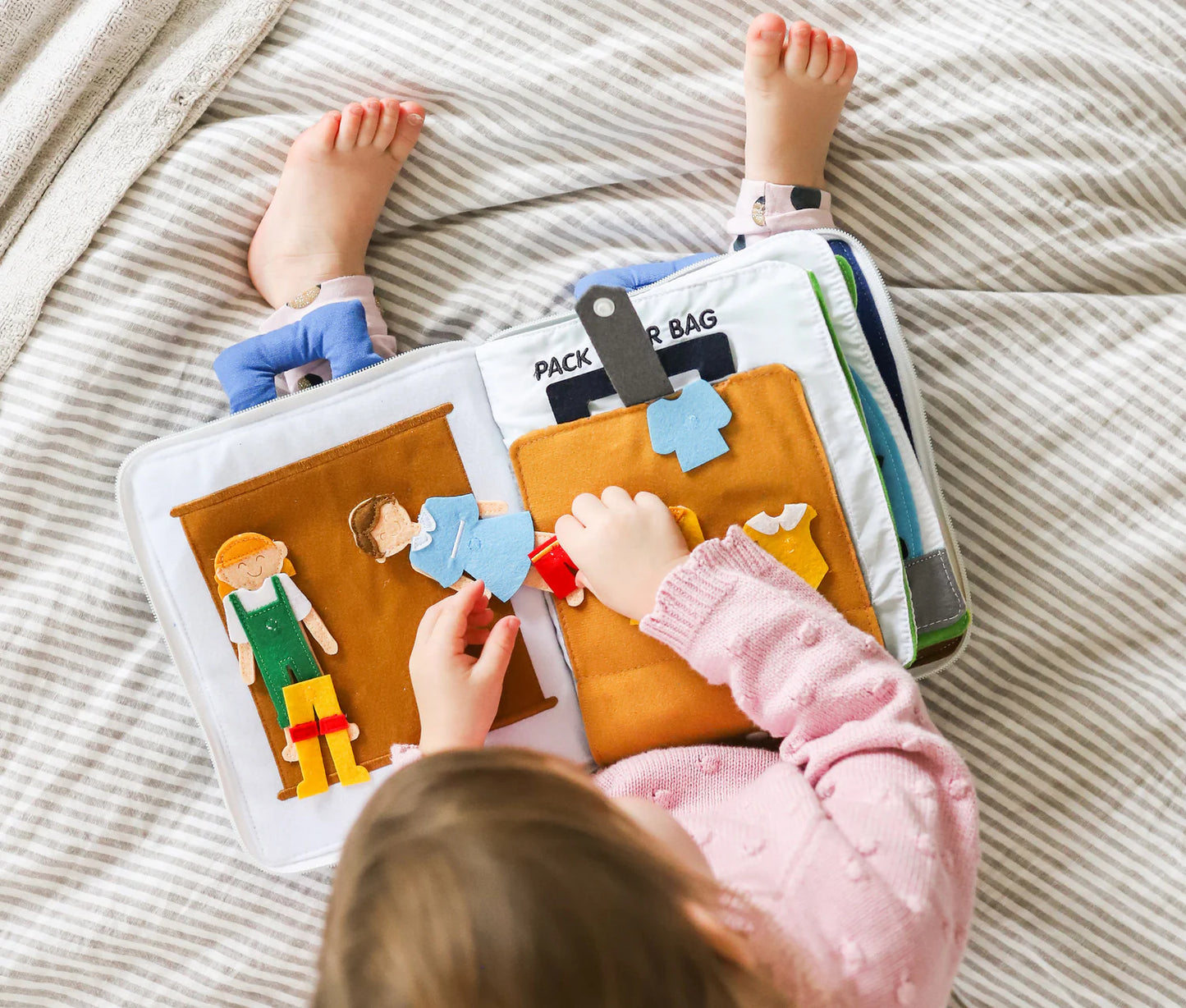 FABRIC QUIET BOOKS - AWAY WE GO