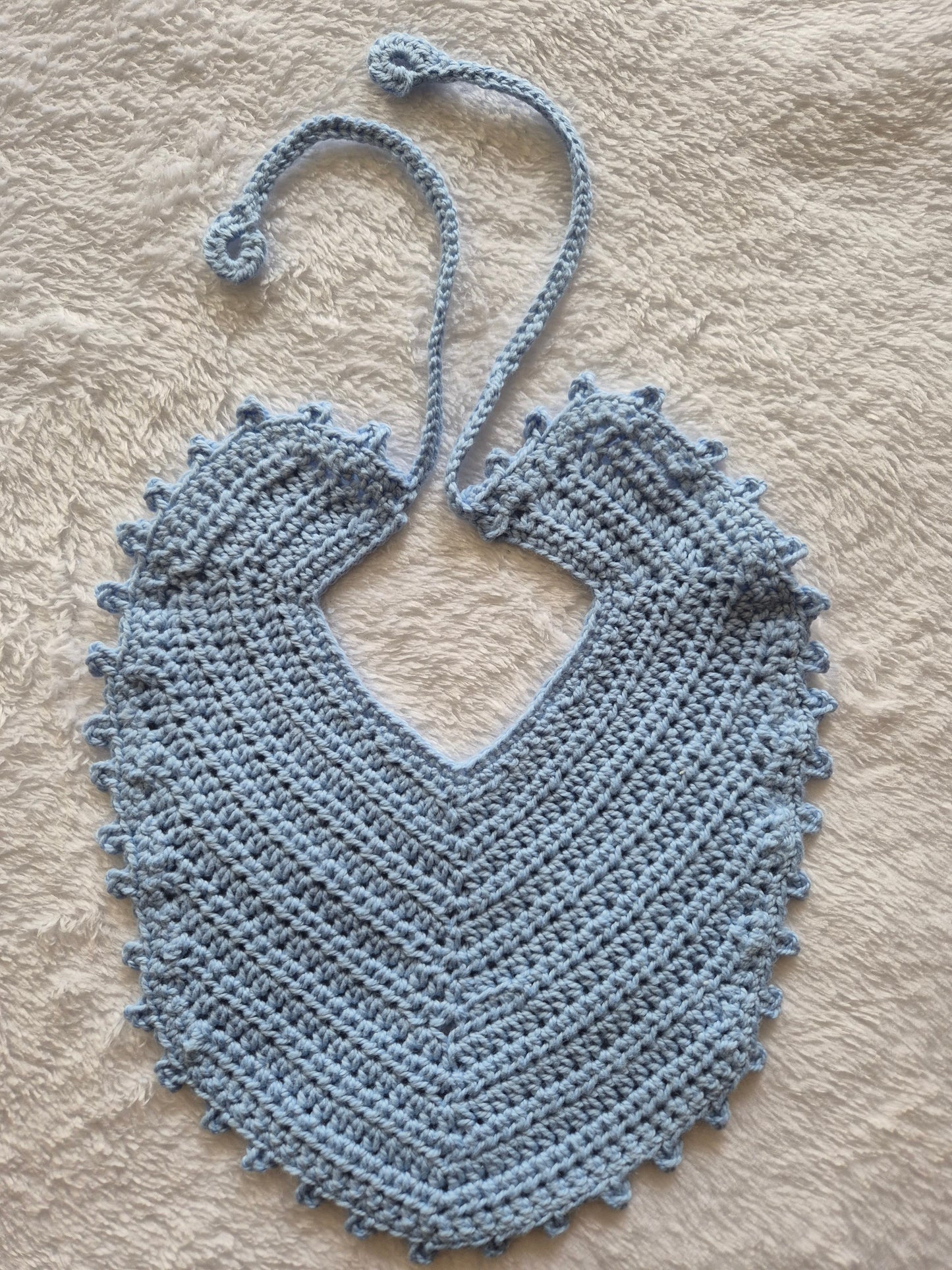 Crochet Cotton Bib