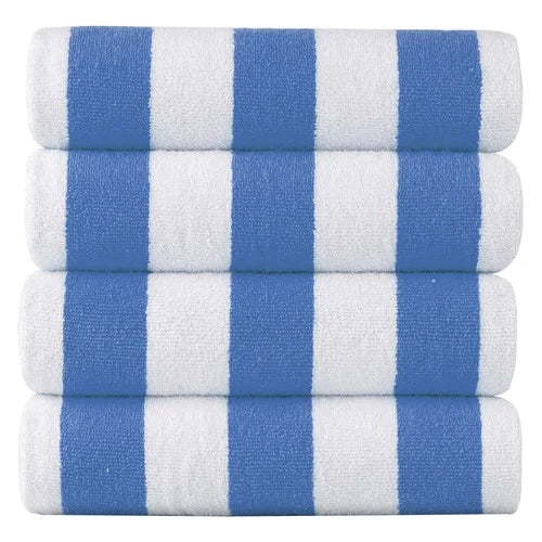 Striped Cabana Cotton Terry Beach Towels