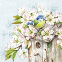 IHR Cherry Blossom Birdhouse Blue