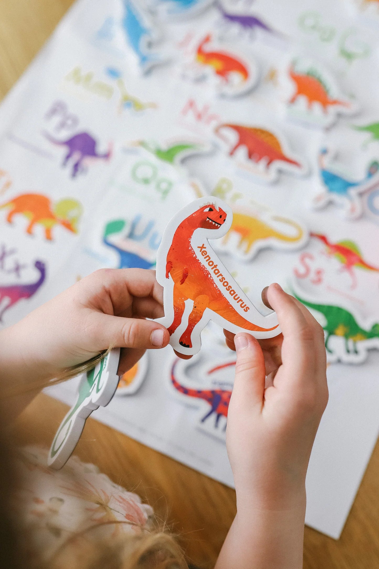 MAGNETIC DINOSAURS AND LETTERS