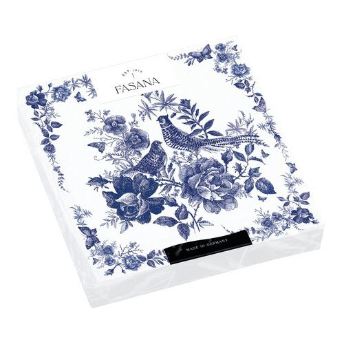 Fasana Fairytale Pheasant Blue Serviettes