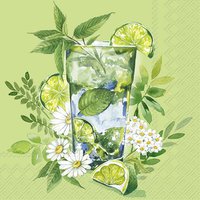 IHR Green Cocktail Serviettes