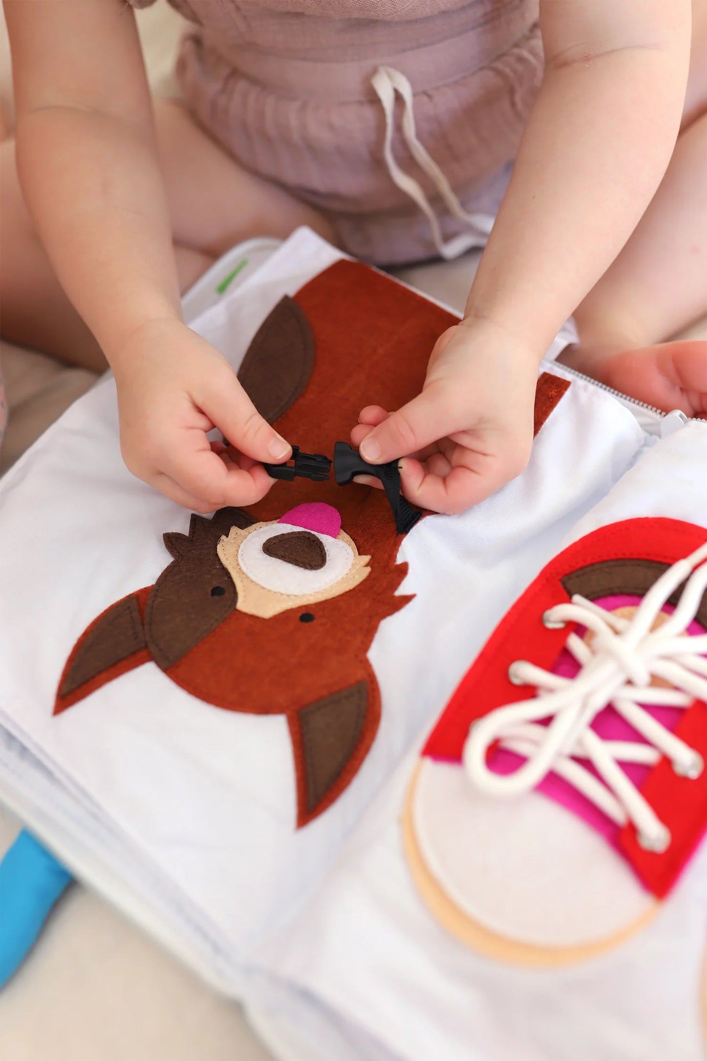 FABRIC QUIET BOOKS - MY BIG DAY OUT