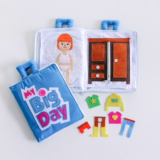 FABRIC QUIET BOOKS - MY BIG DAY OUT