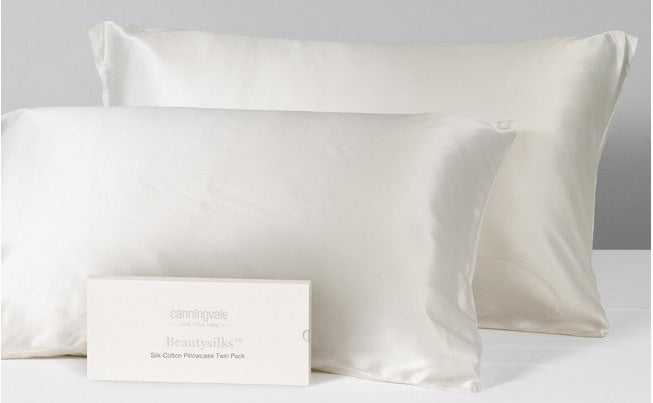 Hypoallergenic Mulberry Silk Luxury Pillowcases Boxed Set of 2
