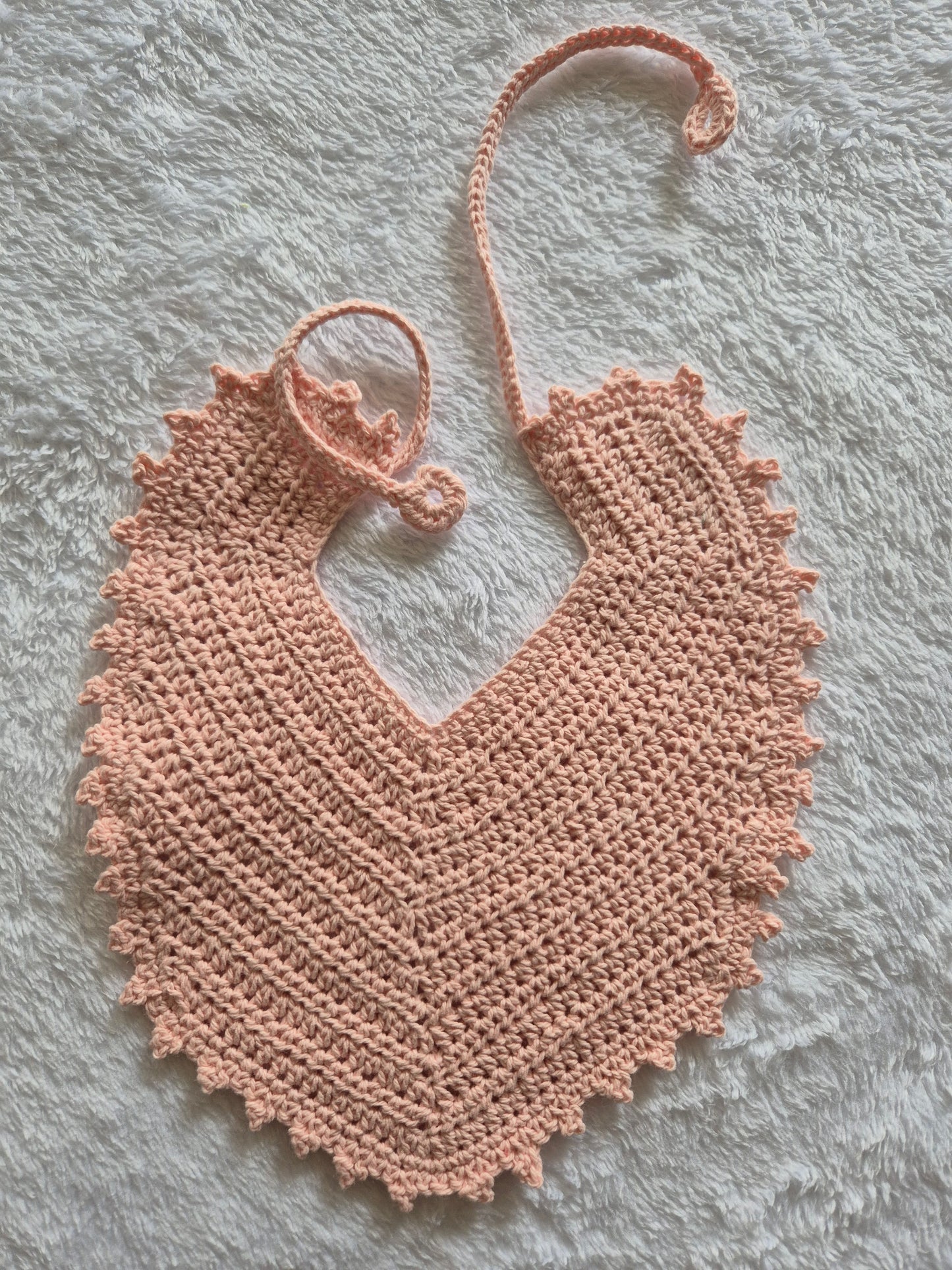 Crochet Cotton Bib