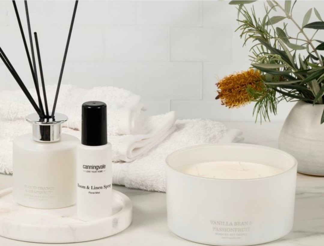 Extra Large Soy Wax Candle with 4 Wicks