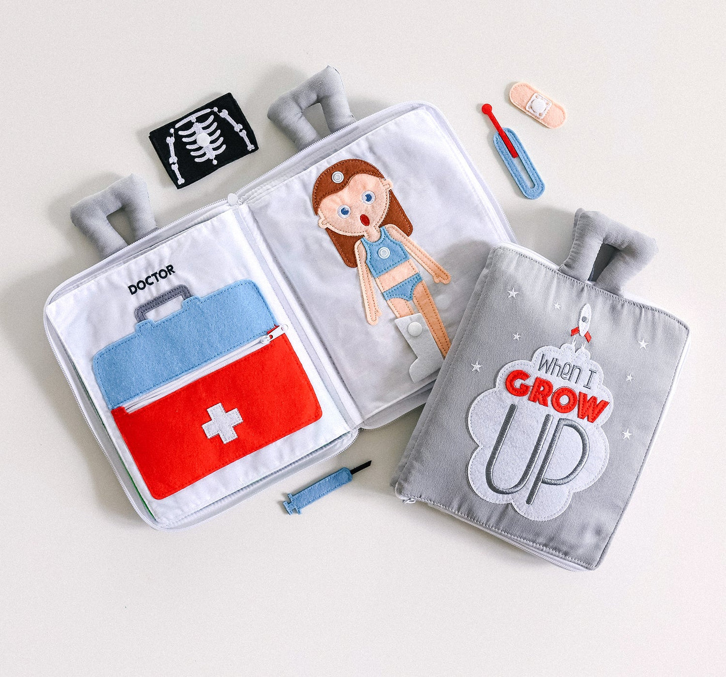 FABRIC QUIET BOOKS - WHEN I GROW UP