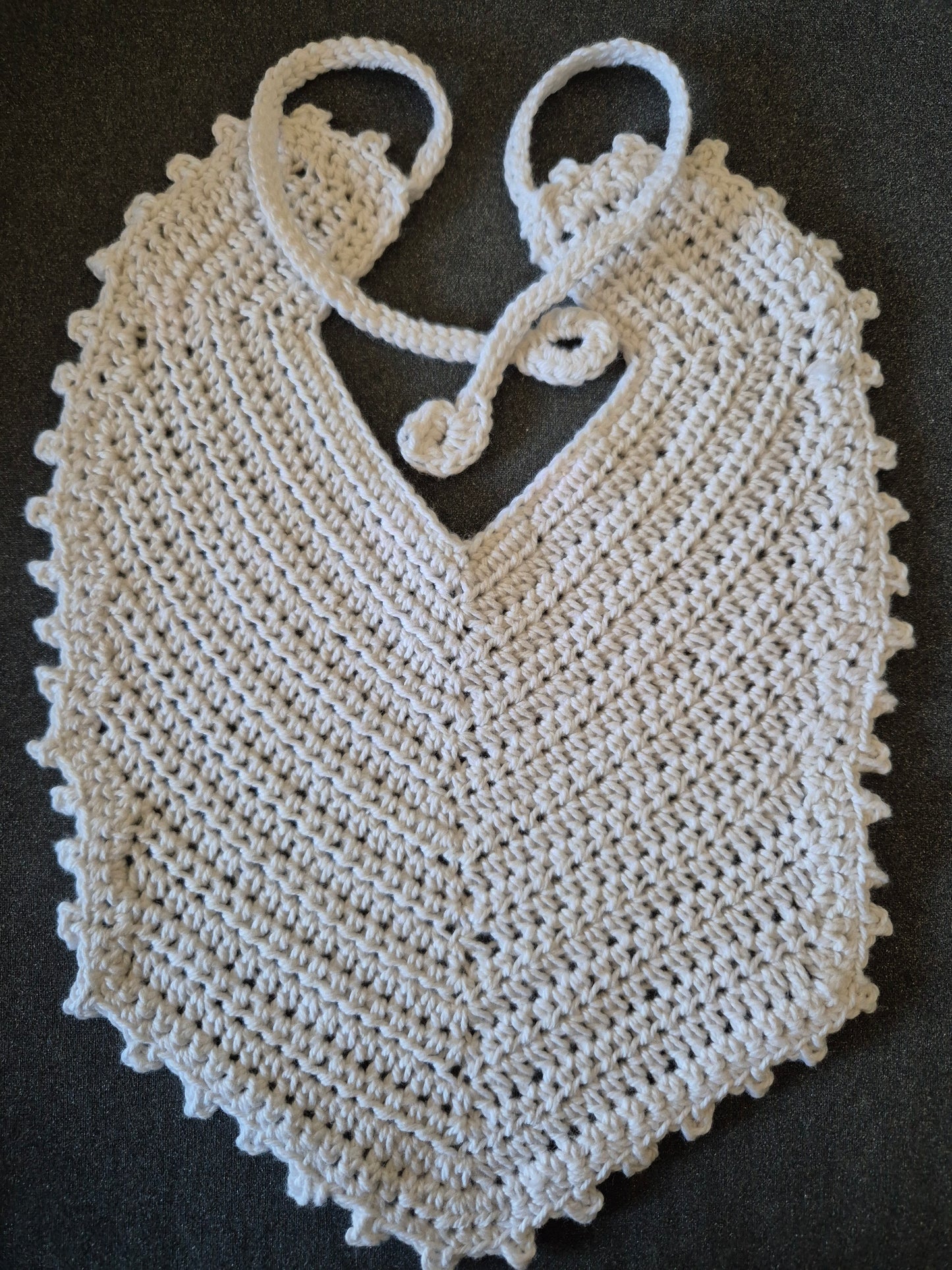 Crochet Cotton Bib