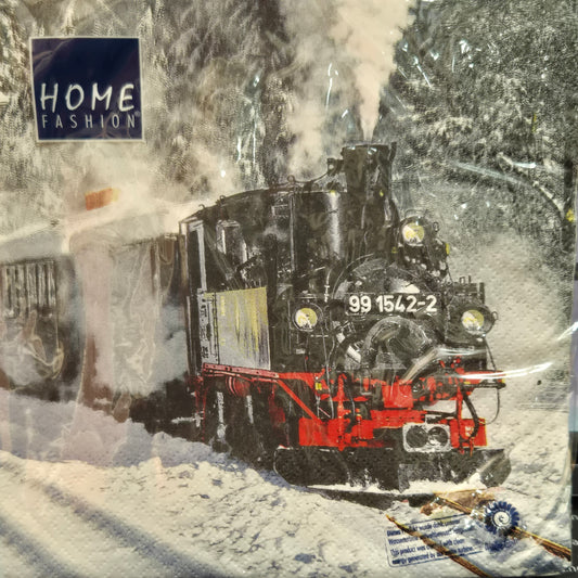 Home Fashion Steam Train Serviettes