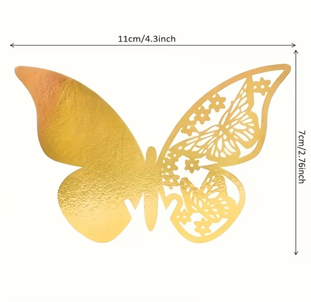 Laser-Cut Butterflies for Place Name Cards 24 pk