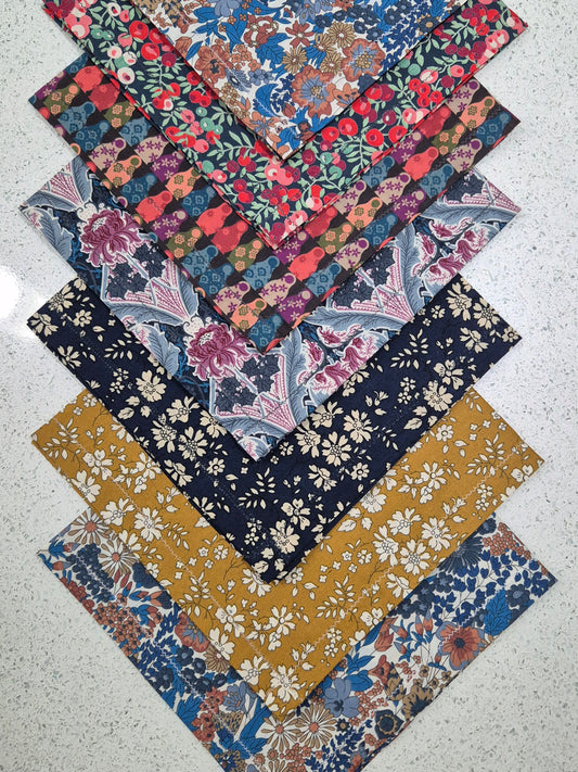 Liberty of London Ladies Handkerchiefs with Folded Hem