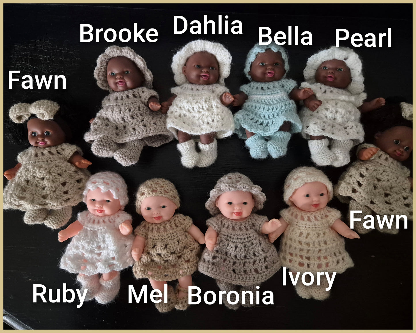 5" Doll in Naturals Range