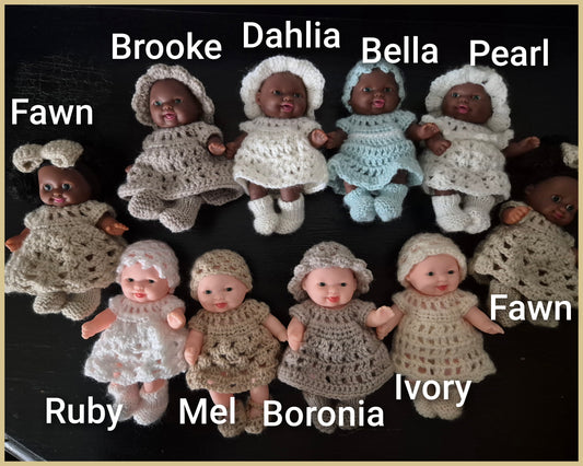 5" Doll in Naturals Range