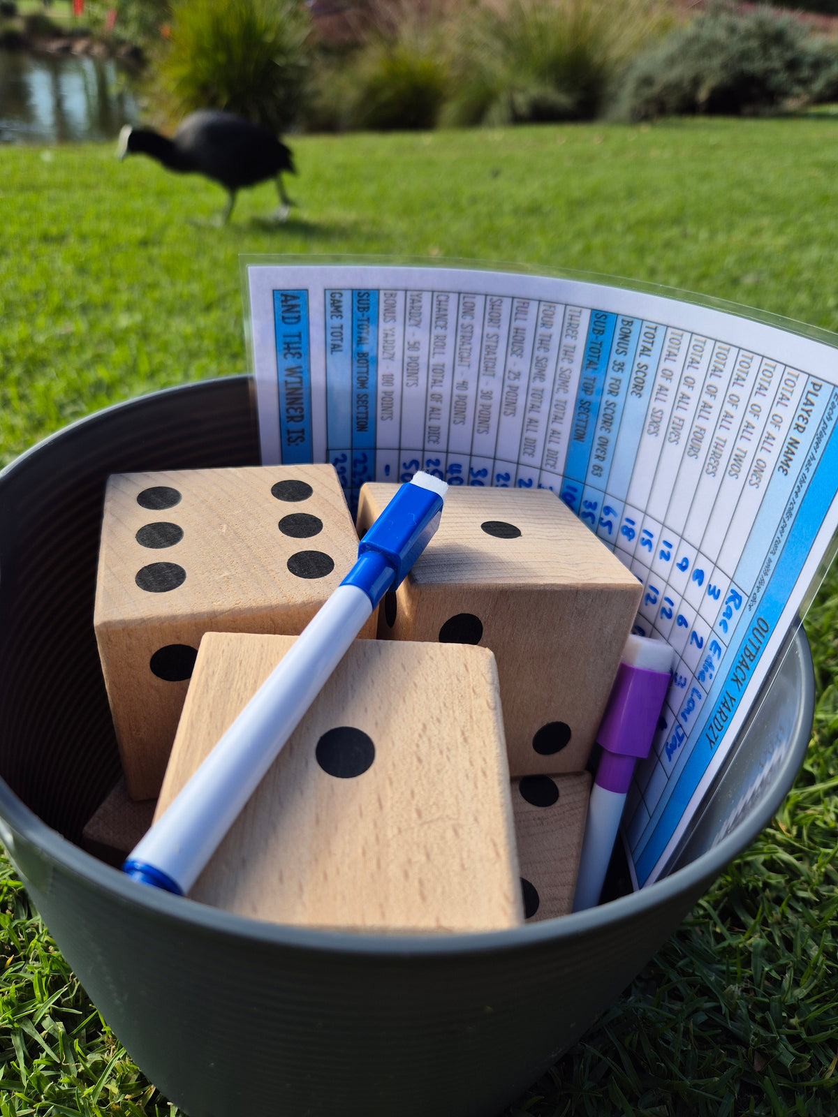 Outdoor 'Yardzy' Game for Backyard Fun