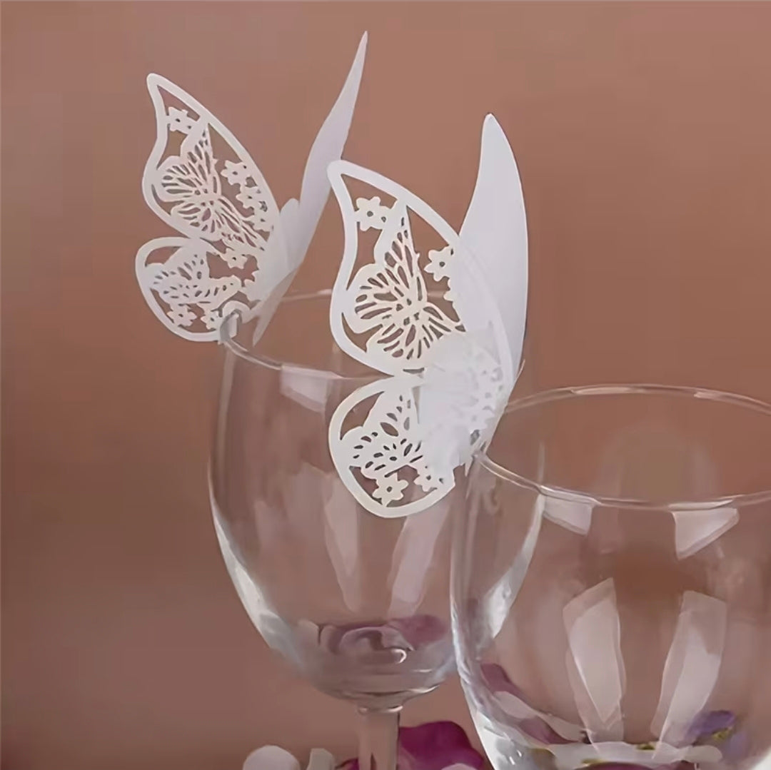 Laser-Cut Butterflies for Place Name Cards 24 pk