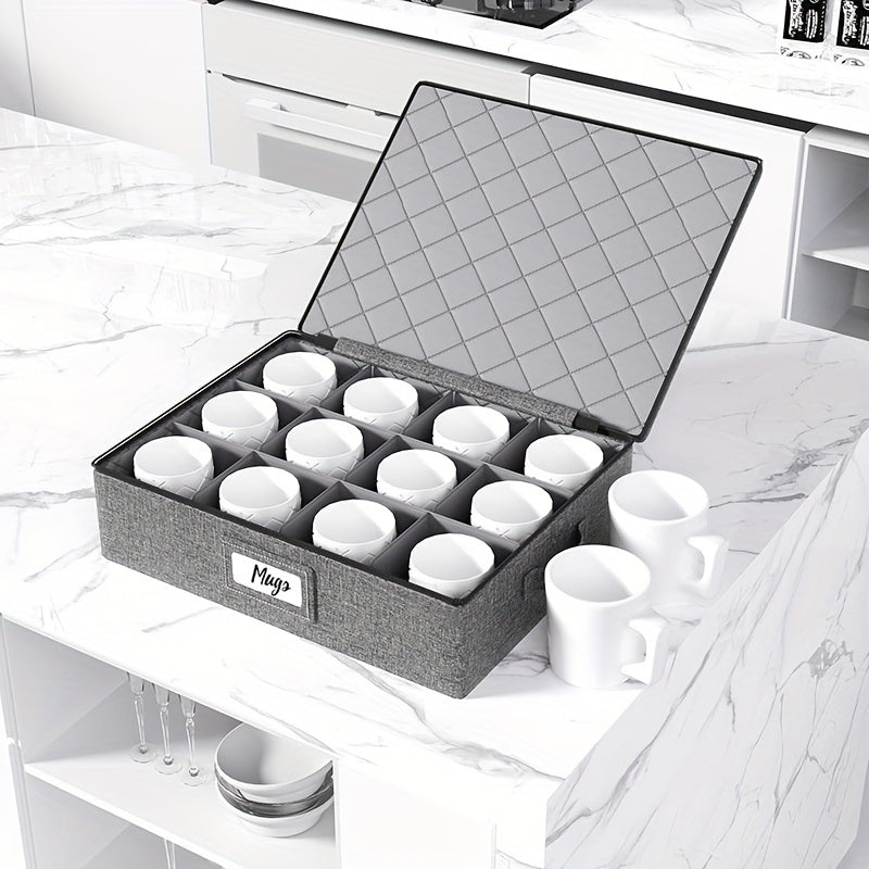 Storage for Mugs or Glasses - Perfect for Picnics