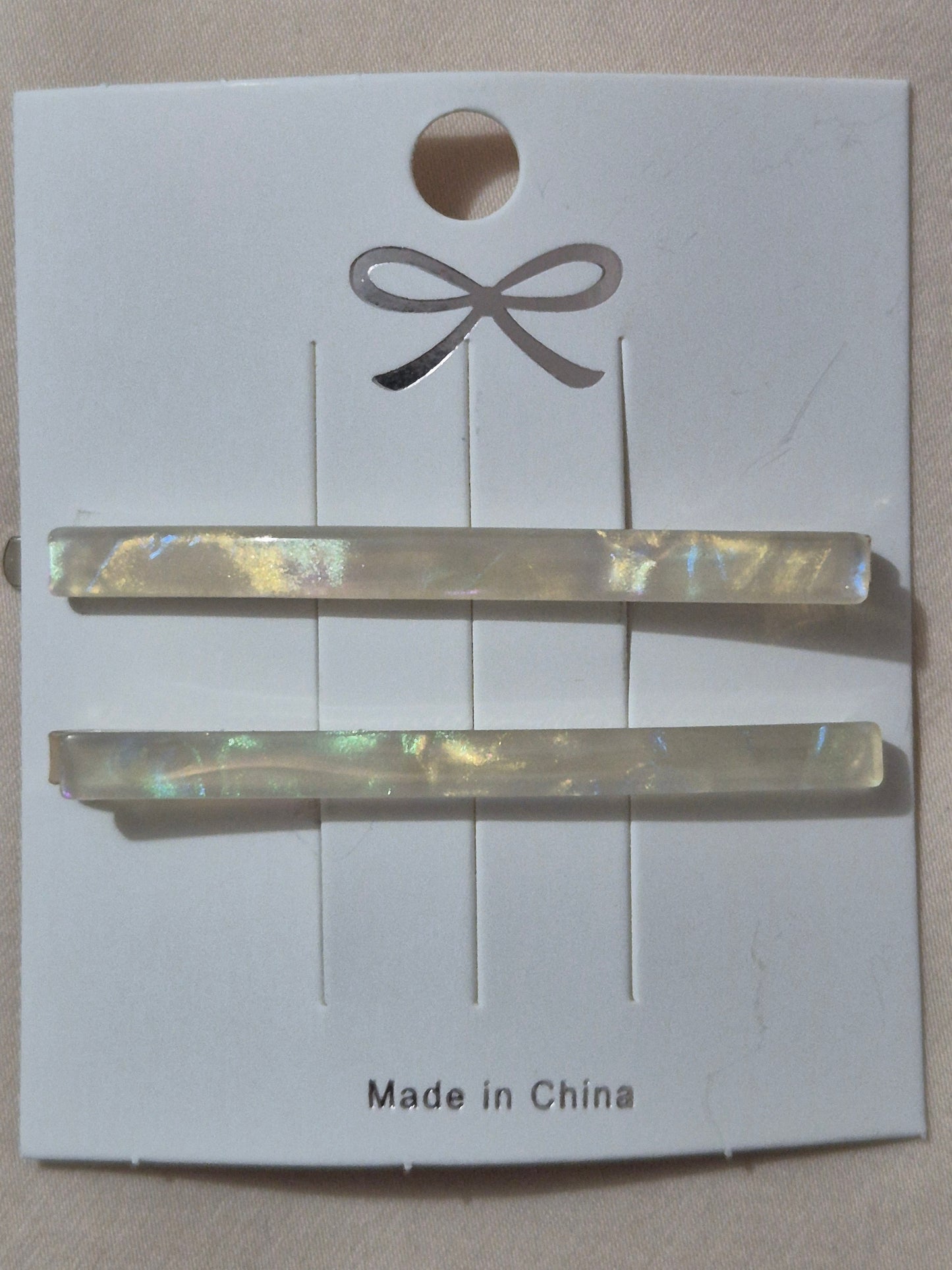 'Janie' Resin Hair Slides