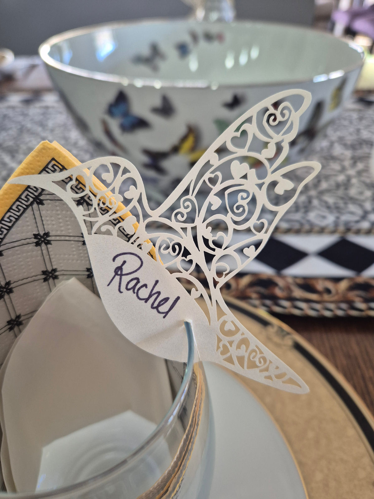 Laser-Cut Birds for Place Name Cards 24 pk