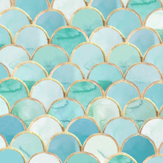 Art Deco Turquoisè Serviettes