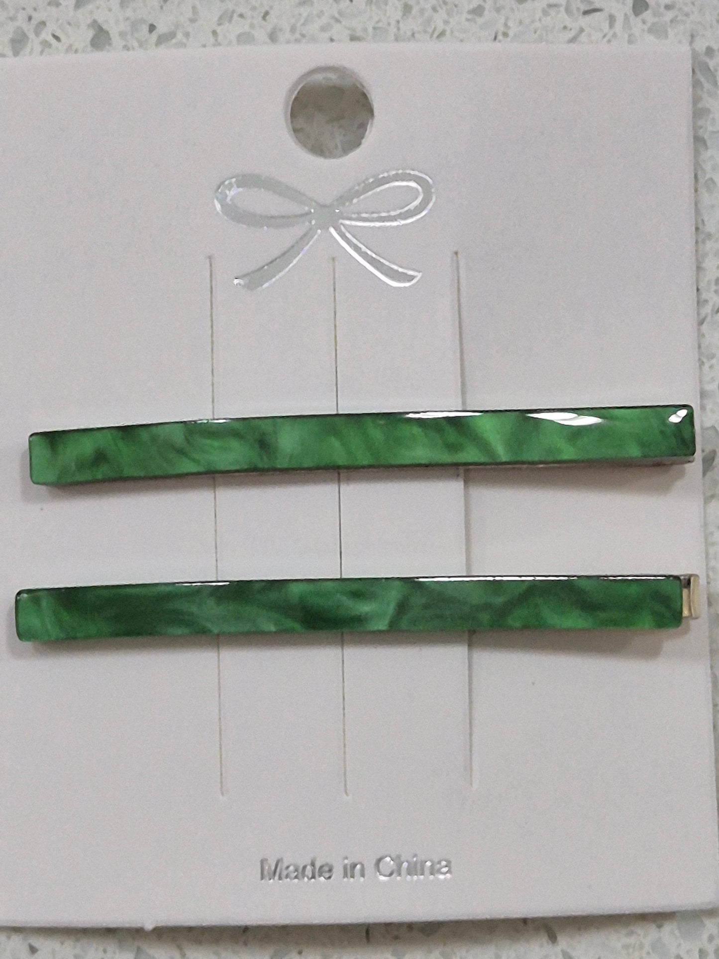 'Janie' Resin Hair Slides
