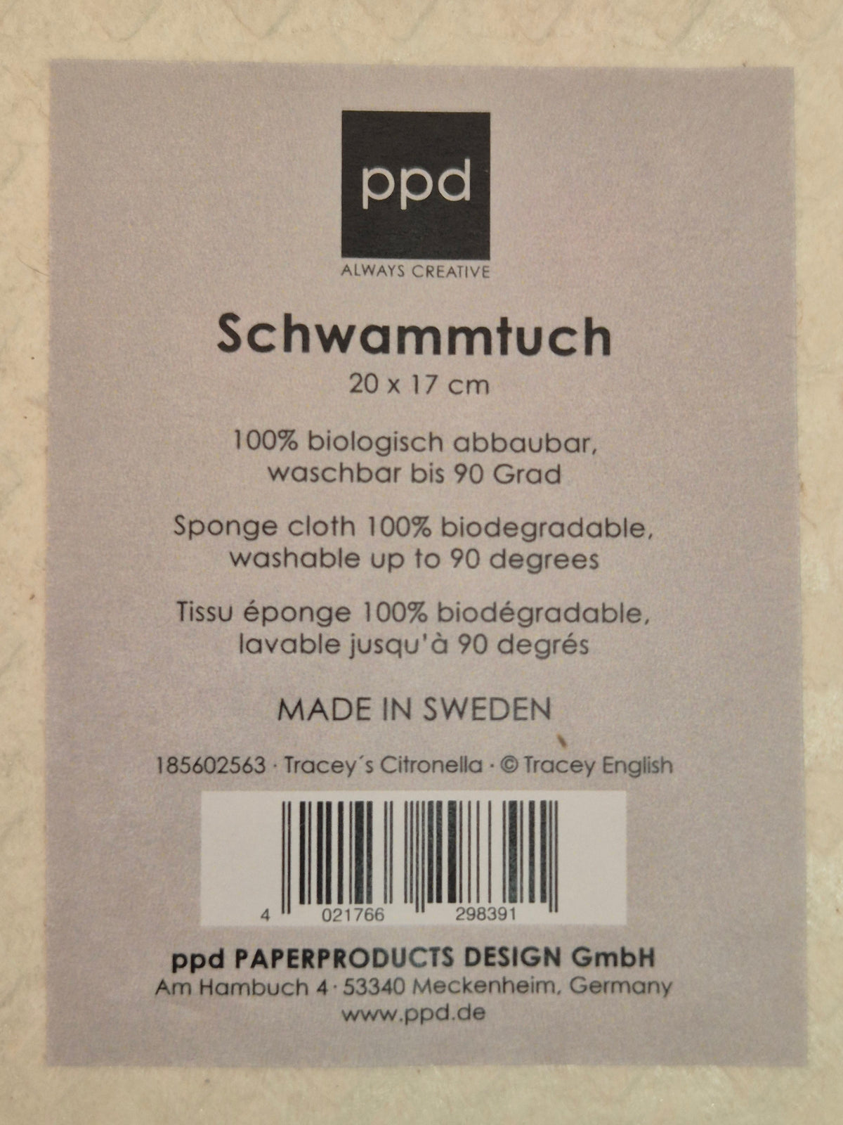 Swedish Kitchen Dish Cloth - 100% Natural Material - 100% Recyclable