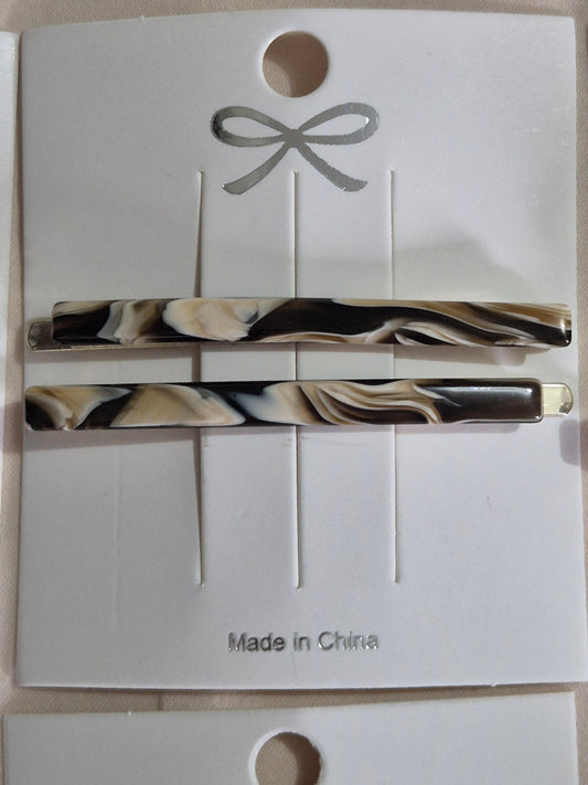 'Janie' Resin Hair Slides