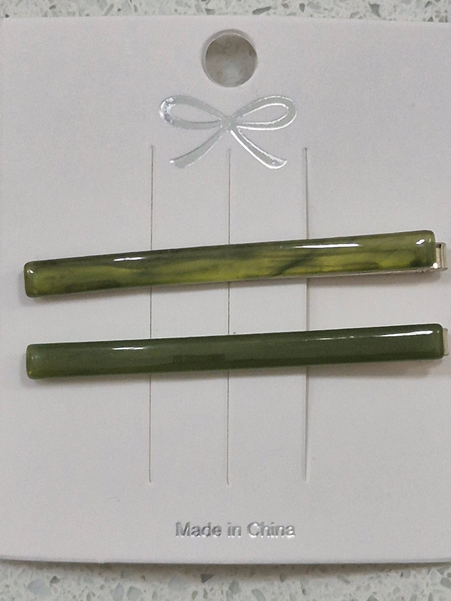 'Janie' Resin Hair Slides