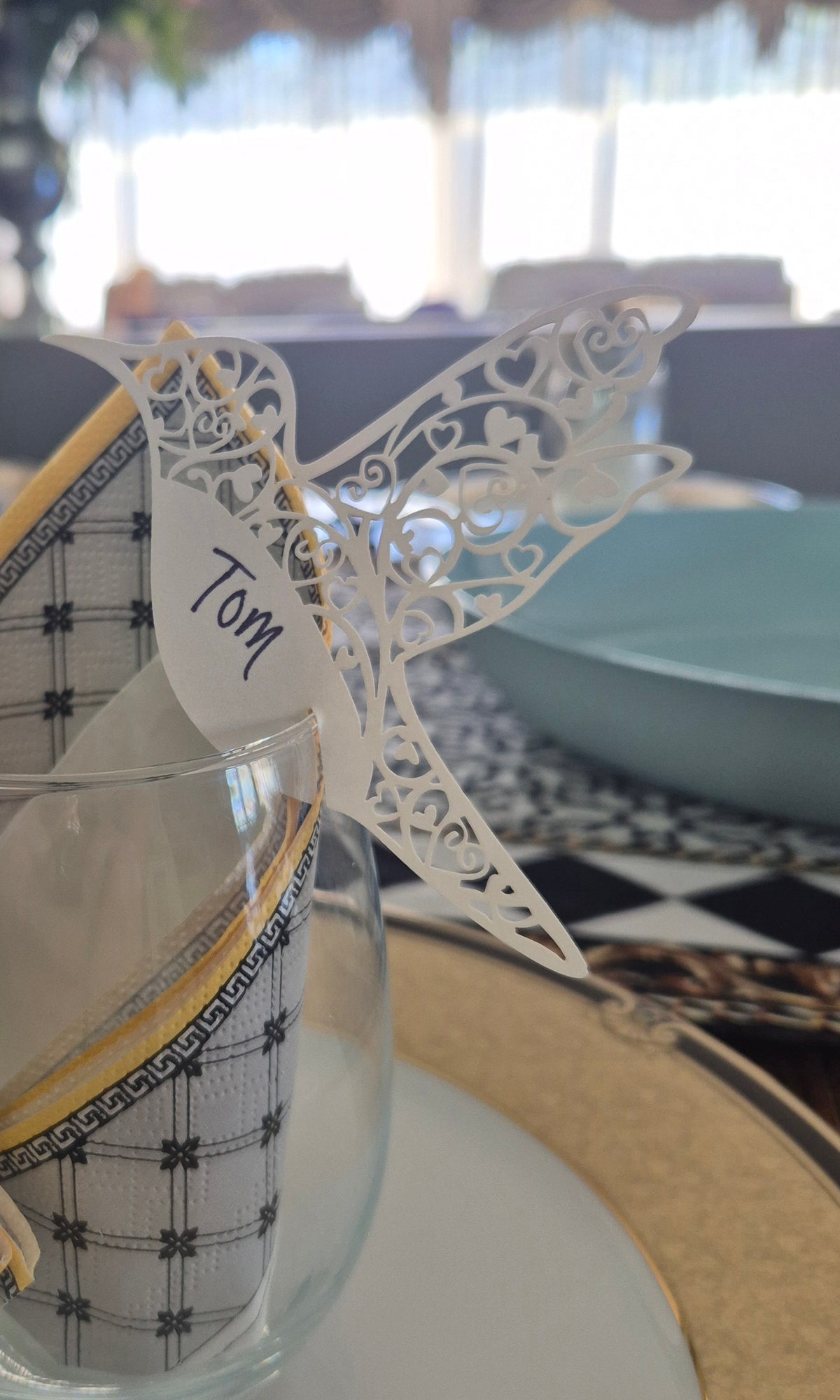 Laser-Cut Birds for Place Name Cards 24 pk