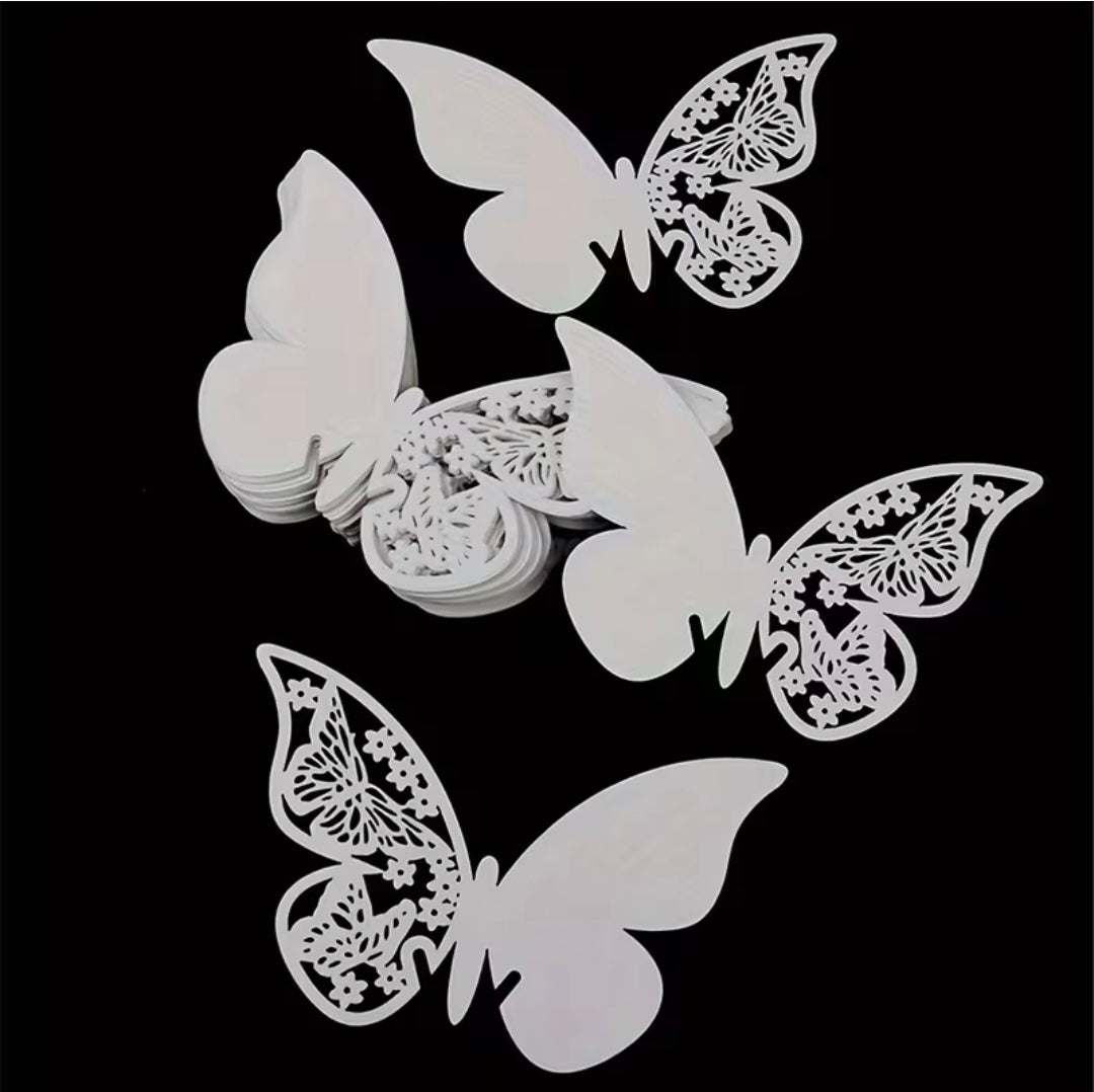 Laser-Cut Butterflies for Place Name Cards 24 pk
