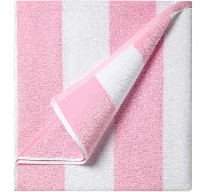 Striped Cabana Cotton Terry Beach Towels